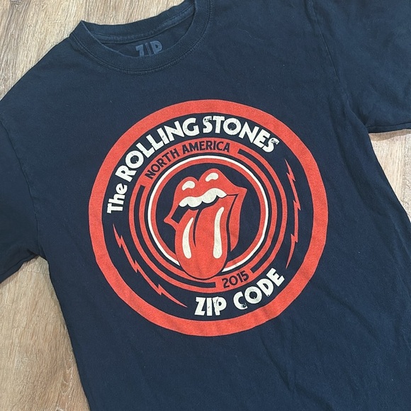THE ROLLING STONES | 2015 North American Zip Code Tour Band Tee - Picture 3 of 4